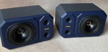 Pair of Teac Tannoy speakers model system 800A(blue) ex Abbey Road Studios (untested)