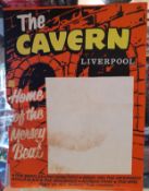 Cavern Club Liverpool 1967 concert poster has blank section to write in name of artist appearing.