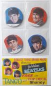 The Beatles drinks coasters complete set of four