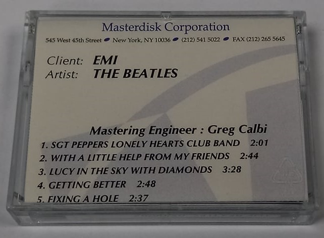 The Beatles Sgt Pepper DAT Cassette - Image 4 of 6