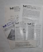 Collection of six Beatles Fan Club letters and newsletters