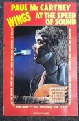 Paul McCartney Wings at The Speed Of Sound 3D plastic French promo board size approx. 16?x 17?