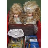 Parcel of various collectors dolls, boxed collectors plates, die cast models etc, plus part