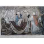 Framed polychrome print - The marriage ceremony of the Prince and Princess of Wales, published by