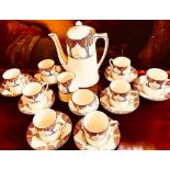 CROWN DUCAL COFFEE SET