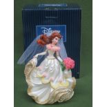 Boxed Disney Showcase Collection figure, depicting Belle in a wedding dress