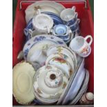 Quantity of various Blue and White china, plus various other ceramics