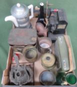 Various sundries including Radio, camping stove, plus various other sundries