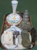 Mixed lot including ceramics, glass, tin etc