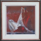 Robert Heindel - Framed pencil signed silkscreen print - Protecting Veil No. 10. Limited Edition No.