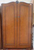 Austinsuite 20th century two door wardrobe. Approx. 193cm H x 119cm W x 54cm D