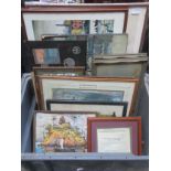 Large quantity of pictures and prints, various artists Inc. L. S Lowry