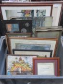 Large quantity of pictures and prints, various artists Inc. L. S Lowry