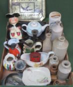 Mixed lot including ceramics, glass, stoneware, flatware etc