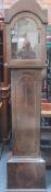 19th century Mahogany long case clock case. App 211cm H x 46cm W x 24cm D