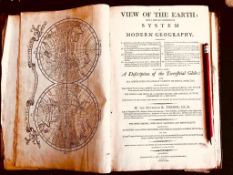 EARLY VOLUME BY REVEREND R TURNER- 'VIEW OF THE EARTH- SYSTEM OF MODERN GEOGRAPHY' AND DESCRIPTION