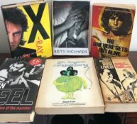 VOLUMES INCLUDING ROLLING STONES, JOHN PEEL AND BEATLES, ETC.