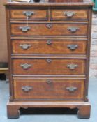 20th century inlaid mahogany media cabinet. Approximately. 98cm H x 71cm W x 49cm D