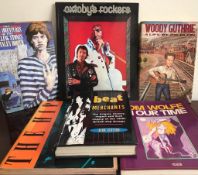 SIX POP AND ROCK VOLUMES- 'OXTOBY'S ROCKERS', ROLLING STONES, WOODY GUTHRIE, ETC.