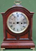 Late 19th/Early 20th century bracket clock, By Russells Ltd, Liverpool. Approx. 38cm H x 26.5cm W