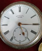 THOMAS RUSSELL SILVER PLATED POCKET WATCH