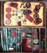 BOX CONTAINING MECCANO PARTS ETC