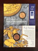 ROYAL MINT TWO HALF SOVEREIGNS DATE 2000 IN ORIGINAL UNOPENED PACKAGING