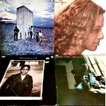 FOUR LP VINYL RECORDS- WHO' NEXT, CAROLE KING RHYMES & REASONS AND ALSO TAPESTRY, PLUS CHUCK BERRY