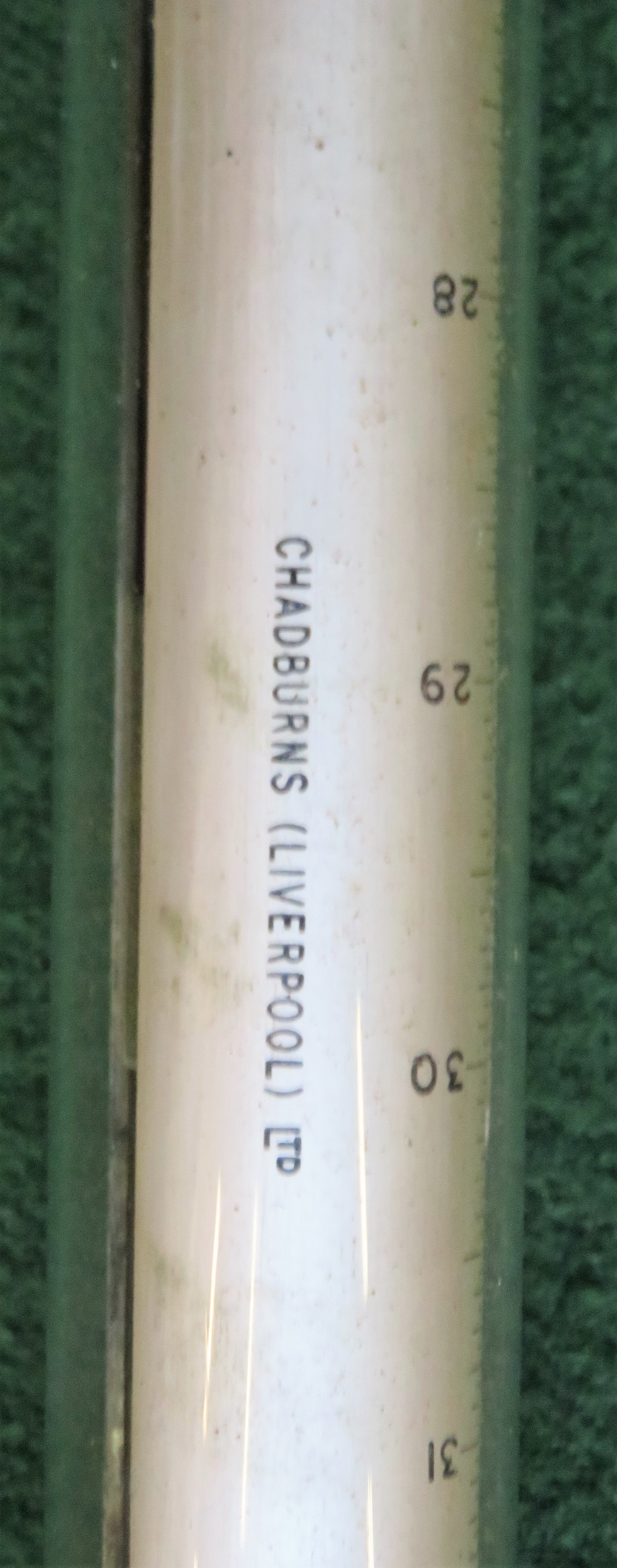 Early 20th century Chadburns stick barometer. Approx. 93cm H, Plus Harrisons of Liverpool hardback - Image 3 of 4