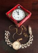 SMITHS POCKET WATCH, WRIST WATCH, ETC.