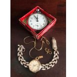 SMITHS POCKET WATCH, WRIST WATCH, ETC.