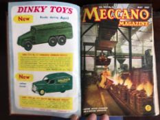 BOUND VOLUMES AND MECCANO MAGAZINES, 1957 AND 1958