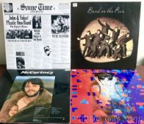 FOUR LP RECORDS- BEATLES RELATED SOMETIME, BAND ON THE RUN, TUG OF WAR AND MCCARTNEY