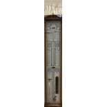 A mahogany cased Admiral Fitzroy barometer (heritage collection), H. 106cm.