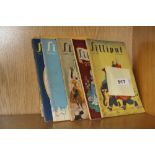 Ten copies of 1940's Lilliput magazine.