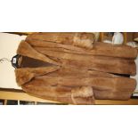 A vintage mink coat.