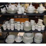 A very extensive Johnson Brothers Eternal Beau double tea, coffee and dinner service.