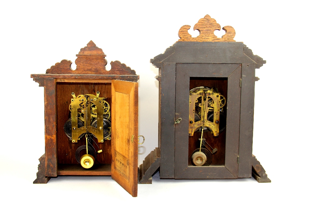 Two 19th Century mantle clocks, tallest H. 42cm. - Image 2 of 2