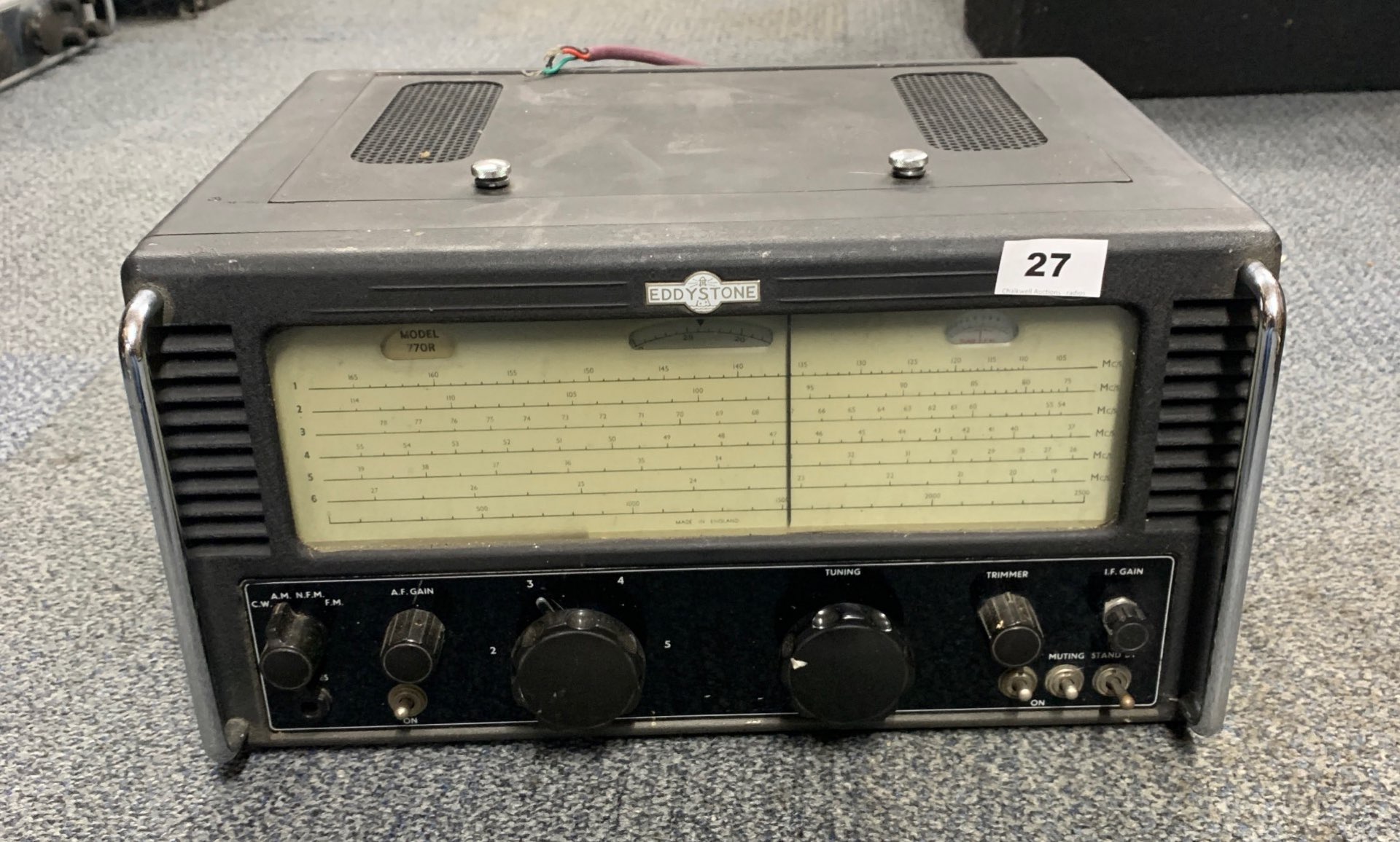 An Eddystone communication receiver model 770R.