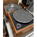 A Pioneer belt drive turntable model PL-12D together with Leak Truspeed turntable further with a