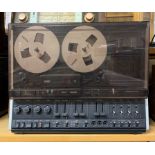 A Philips N4515 reel to reel tape recorder.