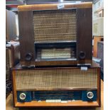 A wooden cased Murphy radio type A684 together with a further wooden cased radio.