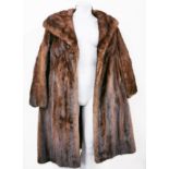 A vintage mink coat.