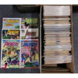 A box of 178 Marvel Avengers comics and annuals.