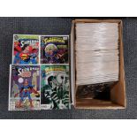 A box of 94 DC Superman comics.