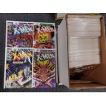 A box of 94 Marvel Uncanny X-men and others.