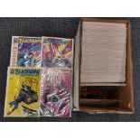 A box of mixed DC Blackhawk and other comics.