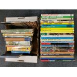 A quantity of trains, annuals, trains illustrated and other related books.