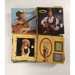 A very large quantity of country/western/folk records.