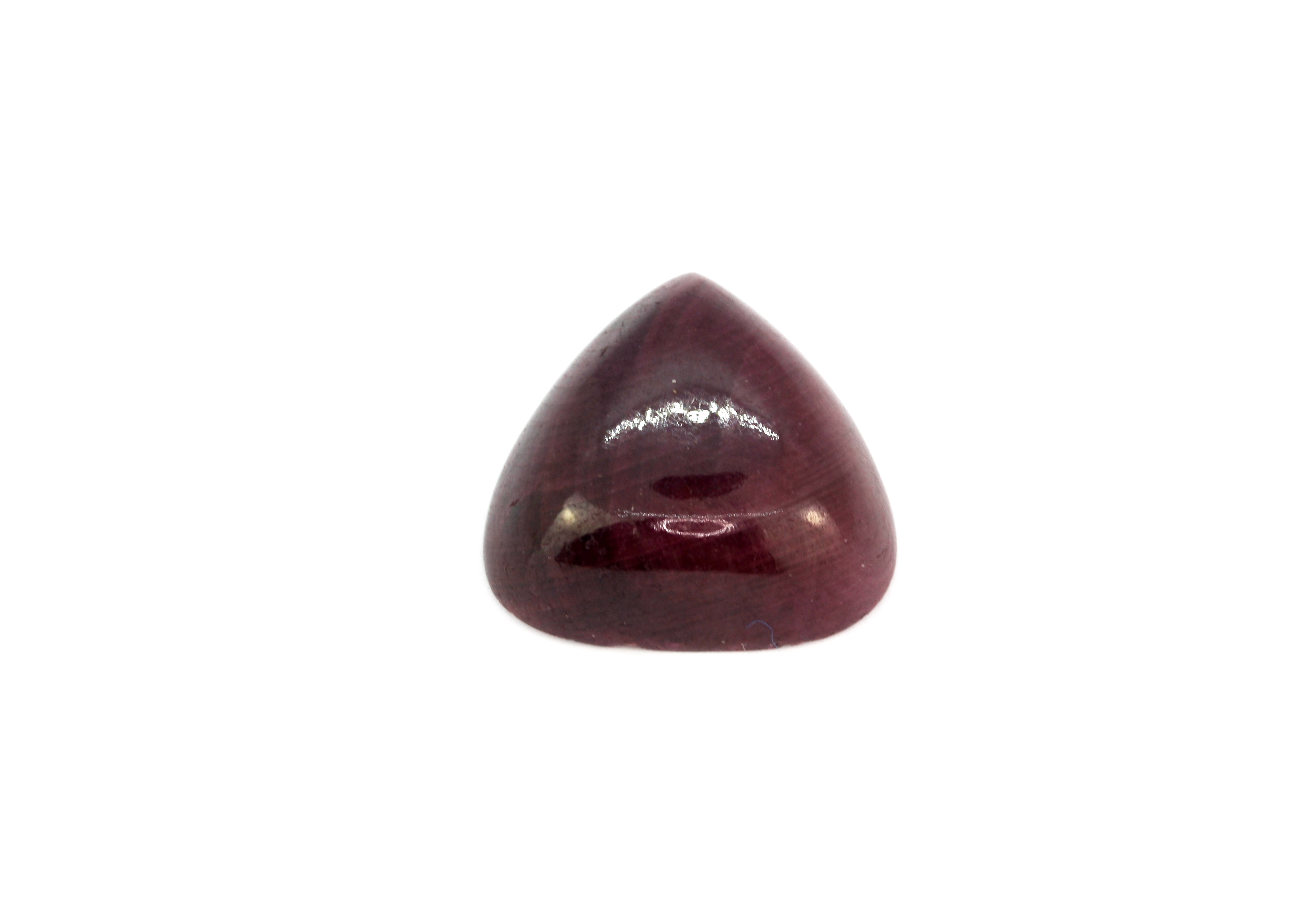 A cabochon cut unmounted ruby, approx. 28ct.